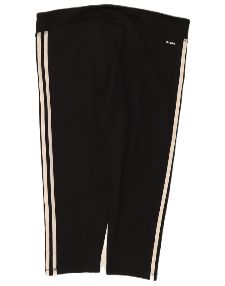 Женские леггинсы-капри Adidas Climalite UK 20/22 XL, черный полиэстер