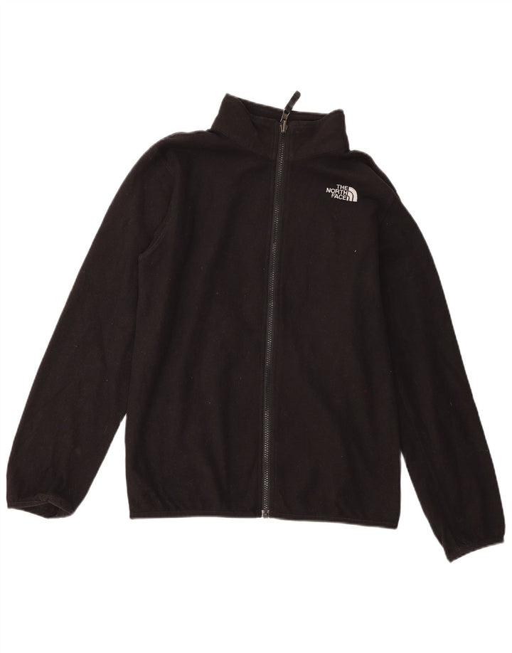 Флисовая куртка The North Face для мальчиков 11–12 лет, большая, черная, из полиэстера