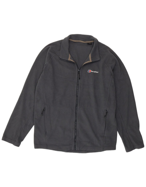 Мужская флисовая куртка BERGHAUS UK 40, большая, серая, полиэстер