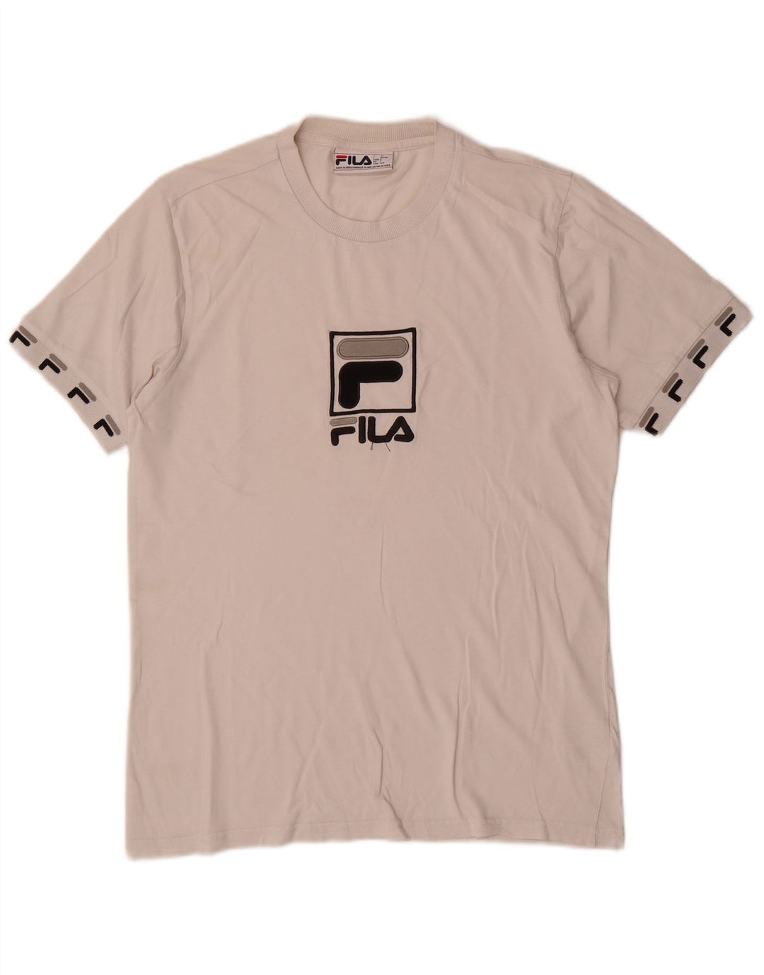 Fila Мужская футболка с рисунком, маленький белый хлопок