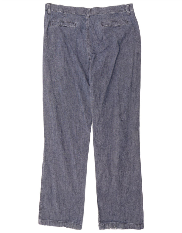 Женские повседневные брюки с высокой талией LEE, США 18, 2XL, W36, L31, синие