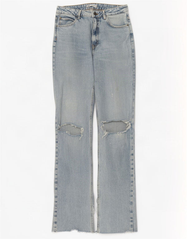 Женские потертые джинсы Zara Bootcut EU 40 Medium W30 L34 Синие