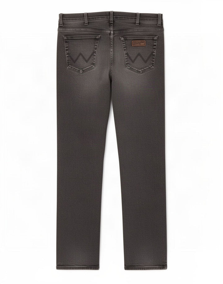 Мужские прямые джинсы Wrangler Texas W40 L34, серый хлопок