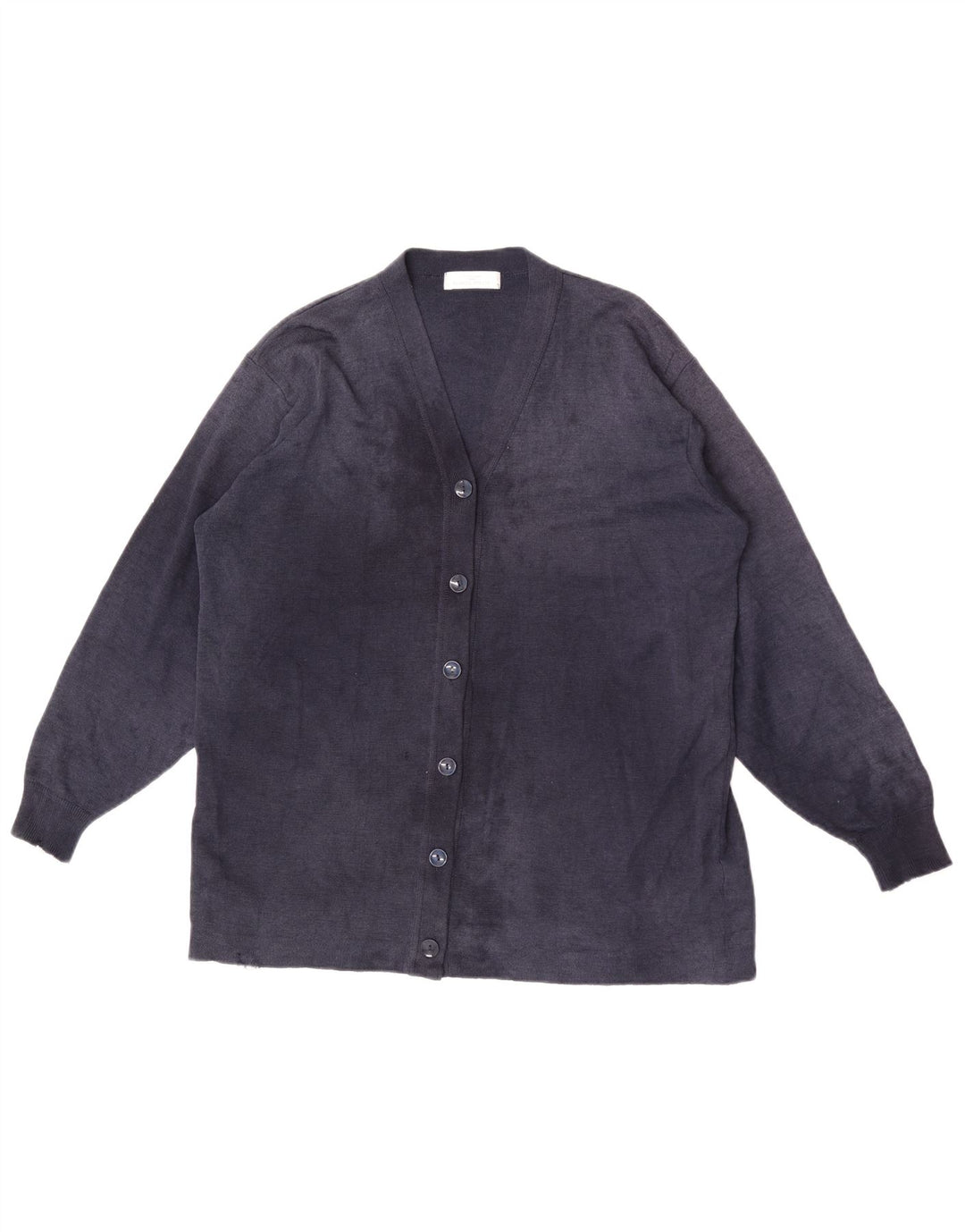 Женский кардиган-свитер Marks & Spencer EU 38/40, средний темно-синий, шерсть