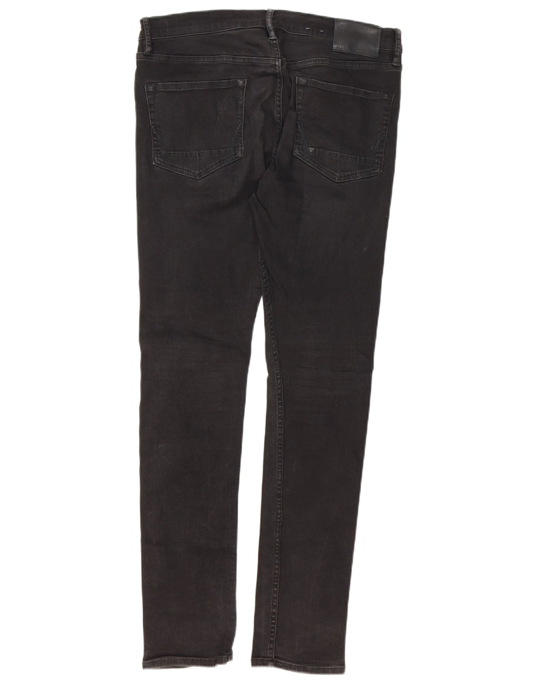 ALL SAINTS Mens Distressed Skinny Jeans W34 L32 Black