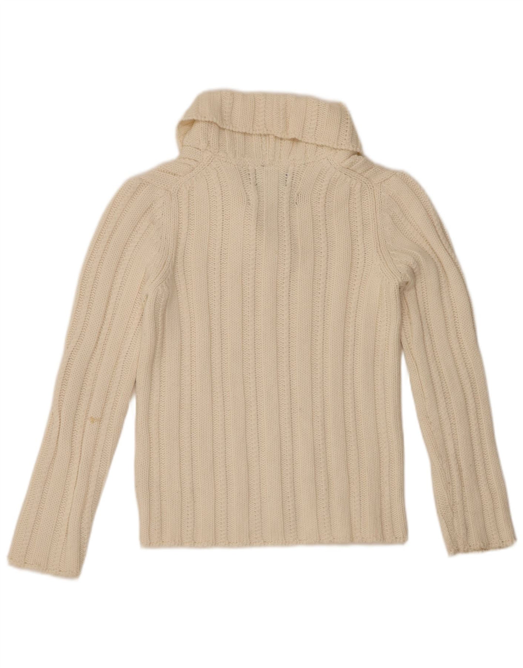 Женский джемпер с отложным воротником WOOLRICH UK 12, средний белый
