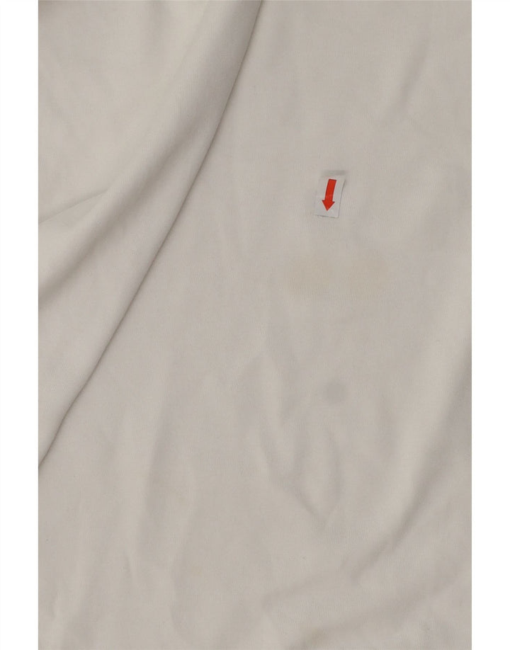 Мужская футболка с рисунком JORDAN, топ среднего размера, белый хлопок, хлопок