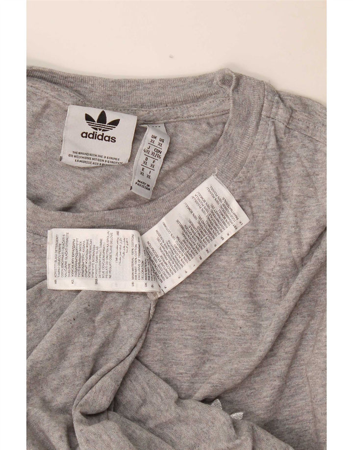 Мужская футболка Adidas Top XL Серый хлопок