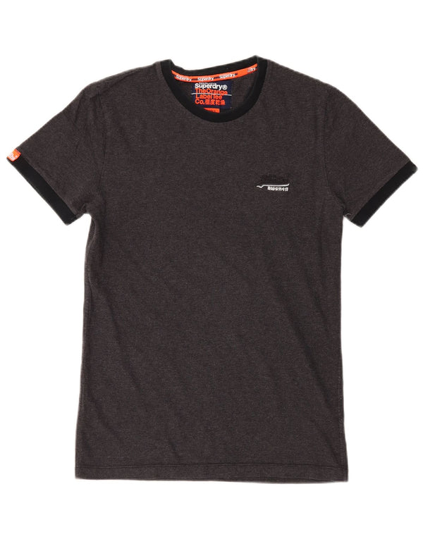 Мужская футболка Superdry, маленький серый хлопок