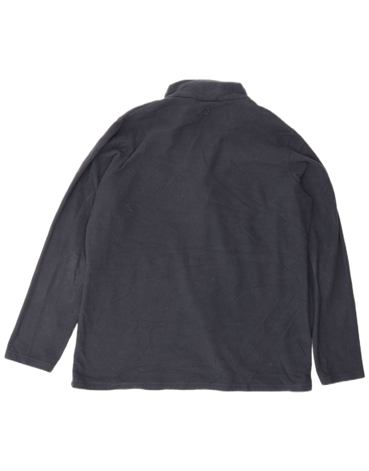 MOUNTAIN WAREHOUSE Мужской флисовый джемпер с воротником на молнии XL, темно-синий, полиэстер