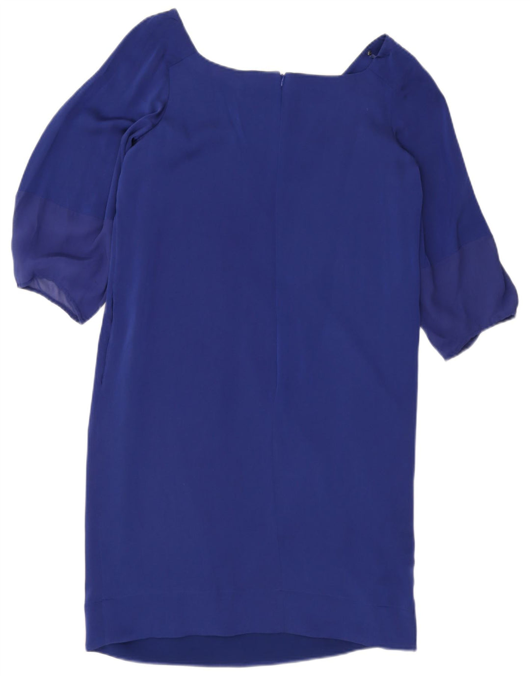 Женское платье прямого кроя с рукавом 3/4 Armani Collezioni IT 44, средний синий
