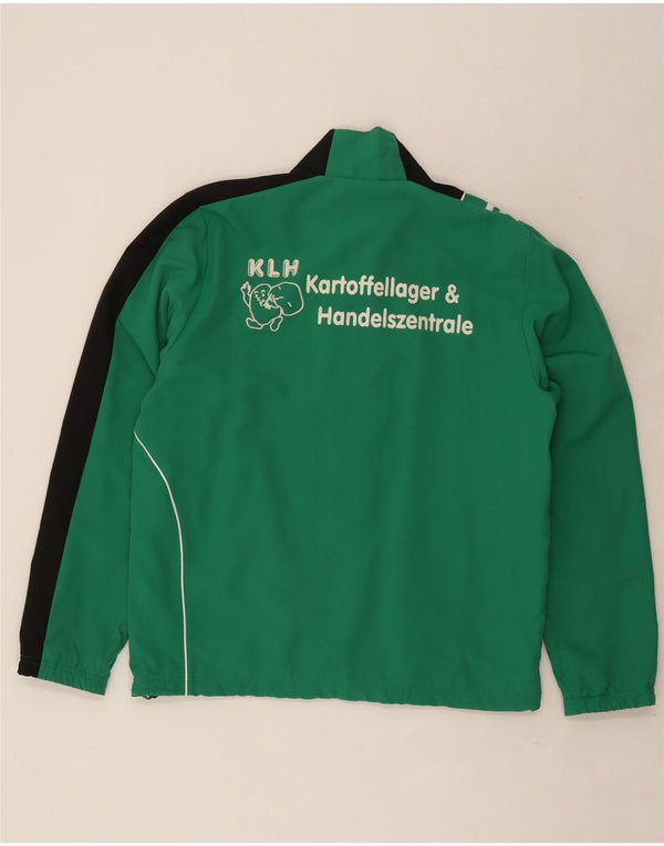 Мужская спортивная куртка Adidas с графическим рисунком, Великобритания, 42/44, большой зеленый цвет с цветными блоками