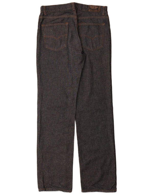 Мужские прямые джинсы WAMPUM IT 48 Medium W33 L35 Темно-синий хлопок