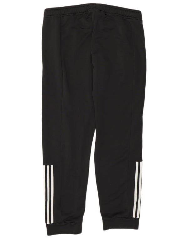 ADIDAS Womens Tracksuit Trousers Joggers UK 20/22 XL Black Polyester
