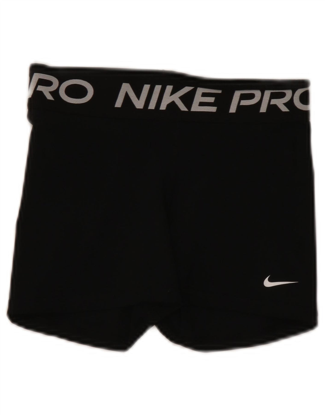 Женские спортивные шорты Nike Dri Fit с графическим рисунком UK 8, маленькие черные из полиэстера