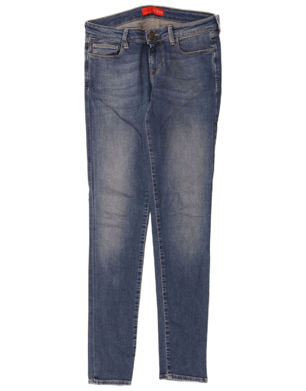 Женские джинсы скинни Guess W27 L30, синий хлопок