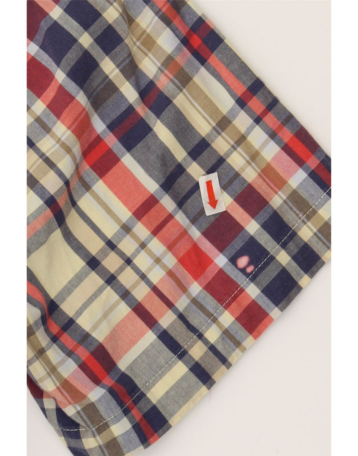 CHAPS Mens Short Sleeve Shirt XL Multicoloured Check Cotton Vintage Chaps and Second-Hand Chaps from Messina Hembry 