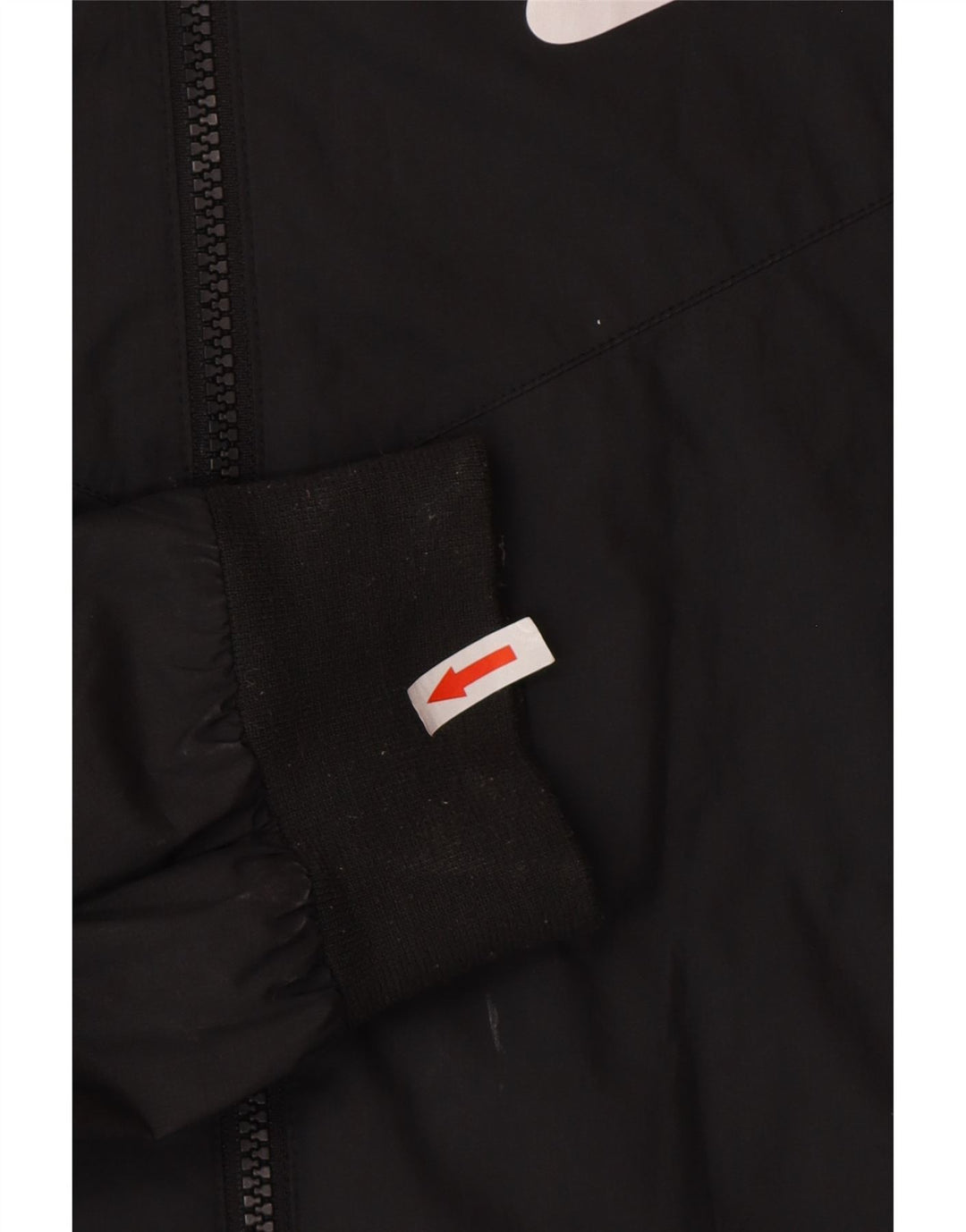 Мужская дождевик с капюшоном Nike UK 36, маленький черный полиэстер