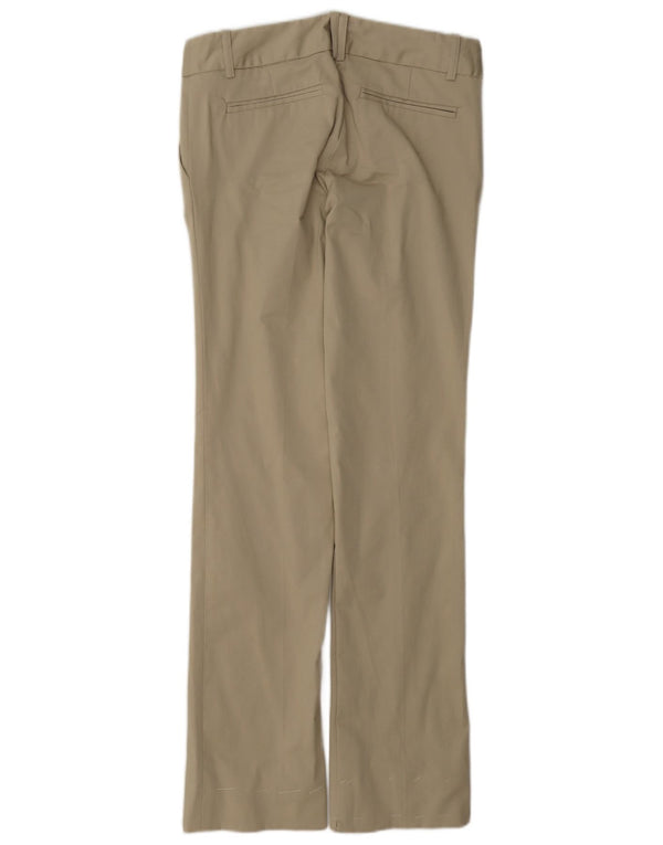 Женские брюки чинос Zara Bootcut EU 36 XS W26 L32 Бежевый хлопок