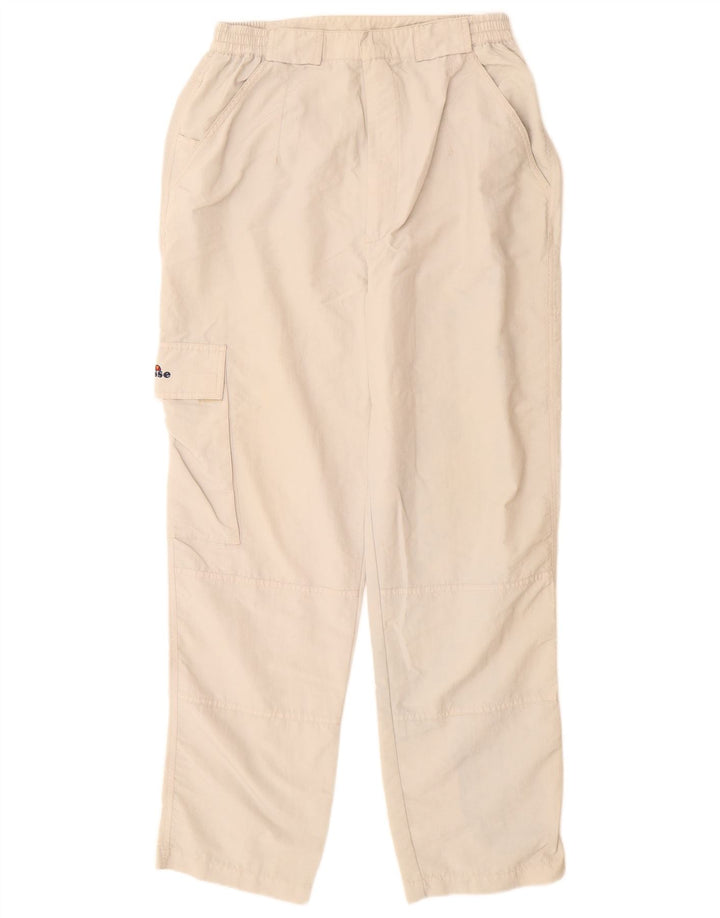 Мужские прямые брюки карго Ellesse Medium W30 L30 бежевые из полиамида