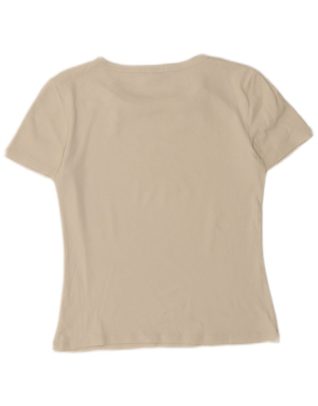 Женская футболка Zara Top UK 12 Medium White
