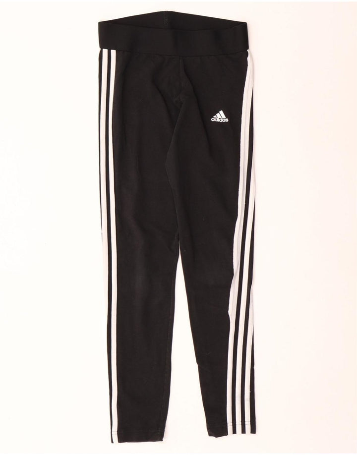 Женские леггинсы ADIDAS UK 8/10, маленькие, черные