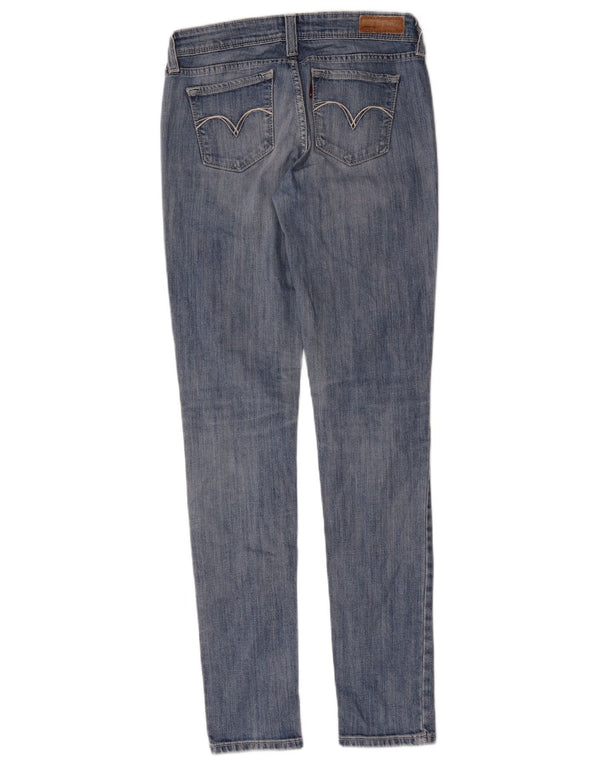 Женские джинсы скинни Levi's Demi Curve с низкой талией США 5, средние W27 L32, синие