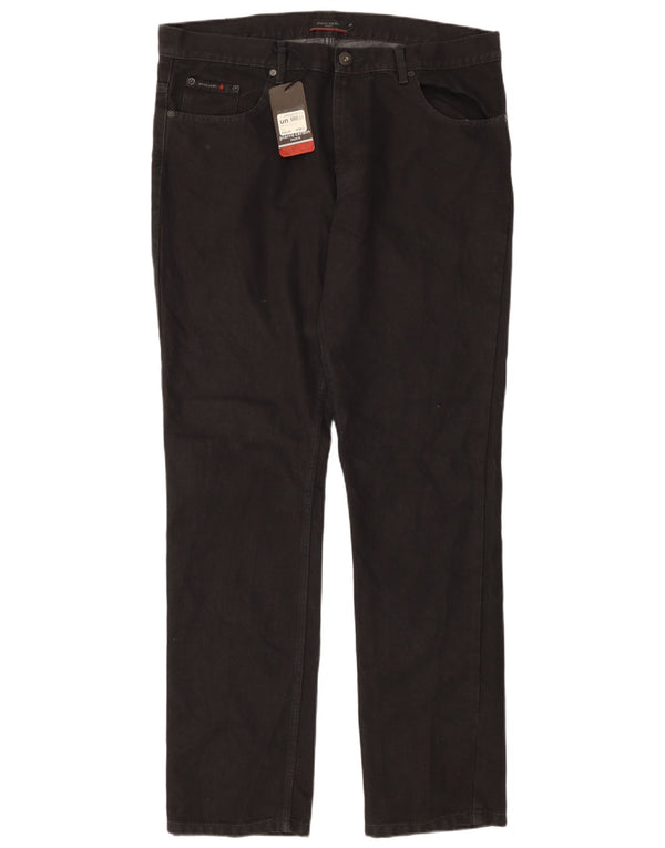 Мужские прямые джинсы PIERRE CARDIN Paris W38 L34, черный хлопок