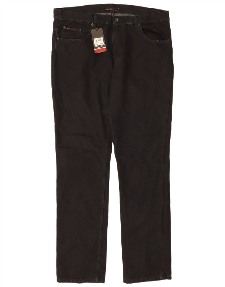 Мужские прямые джинсы PIERRE CARDIN Paris W38 L34, черный хлопок