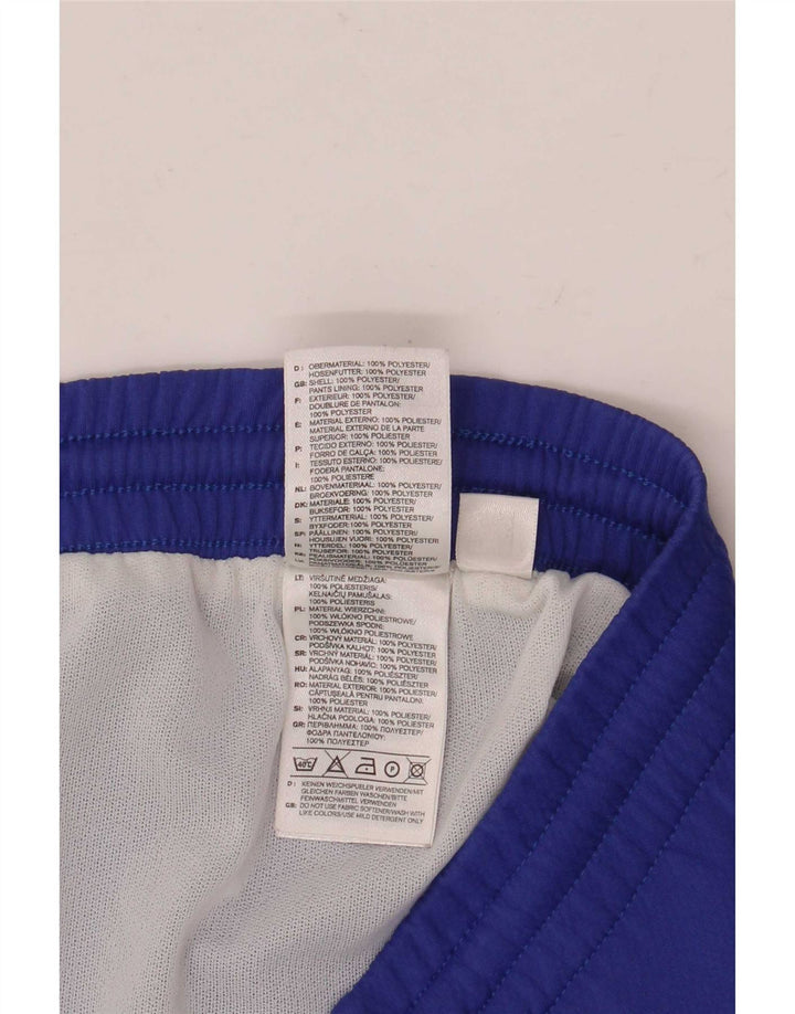 Мужские спортивные шорты Adidas XL синие из полиэстера