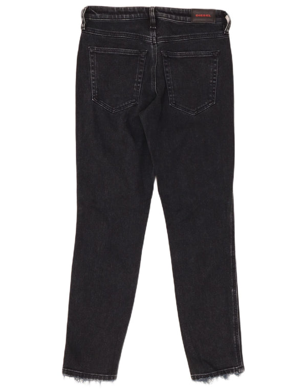 Женские узкие джинсы скинни DIESEL Babhila Regular Fit W27 L27, черный хлопок