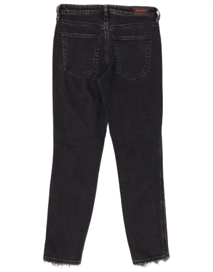 Женские узкие джинсы скинни DIESEL Babhila Regular Fit W27 L27, черный хлопок