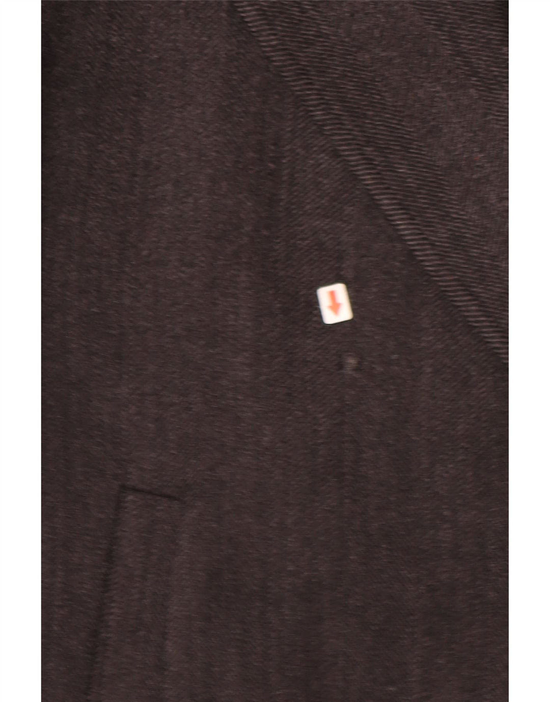 Мужское пальто GEOX UK 46 3XL серое из шерсти с рисунком «елочка»