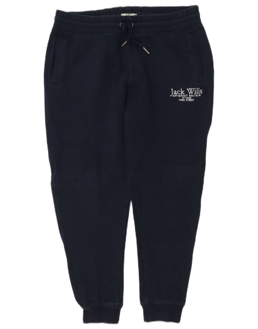 JACK & JONES Мужские спортивные брюки с рисунком, джоггеры, средние, темно-синие
