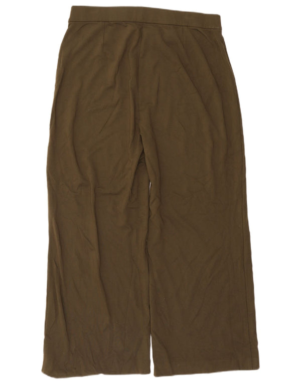 Женские повседневные широкие брюки Marks & Spencer UK 18 XL W38 L29 хаки