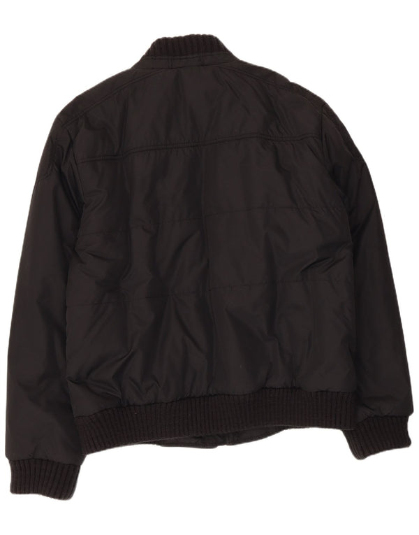 Мужская куртка-бомбер Tommy Hilfiger UK 44 2XL, черный нейлон