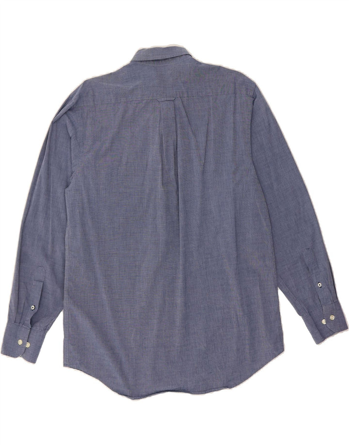 IZOD Mens Shirt Medium Blue Cotton Vintage Izod and Second-Hand Izod from Messina Hembry 