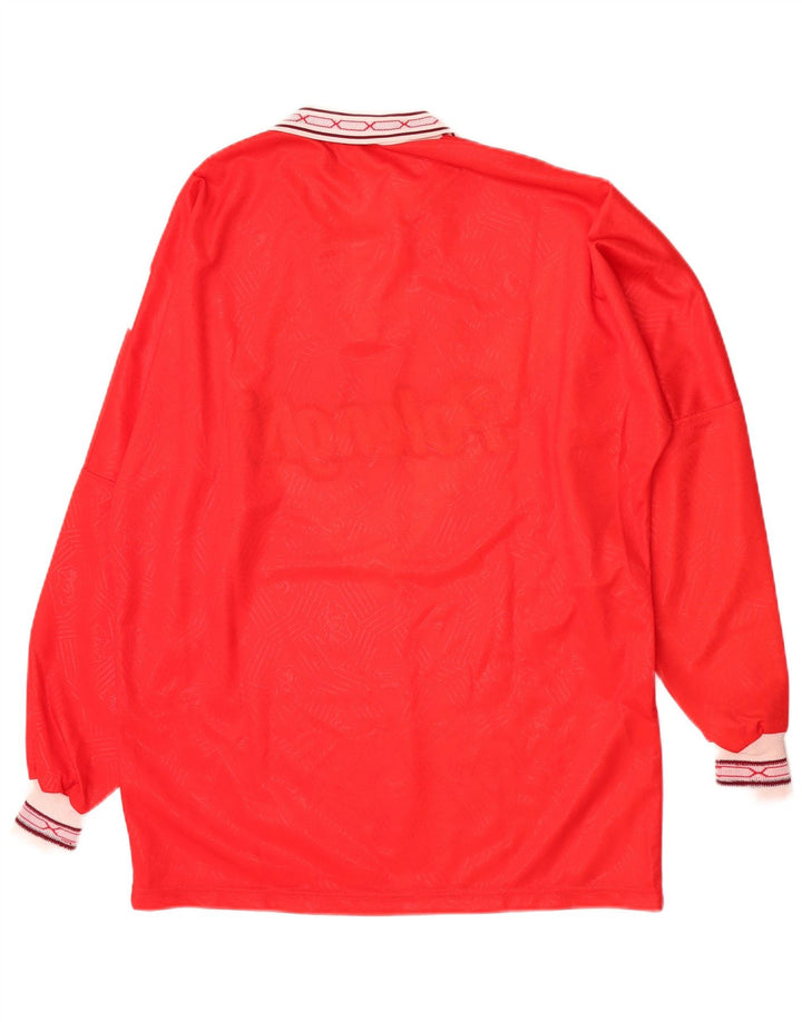 Мужская футболка Brescia Calcio 1995-1996 годов, третья футболка с рисунком, XL, красная, спортивная