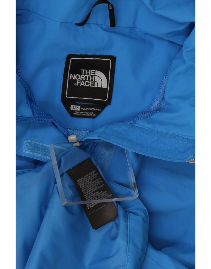 Женская дождевик с капюшоном The North Face UK 10, маленький синий полиэстер