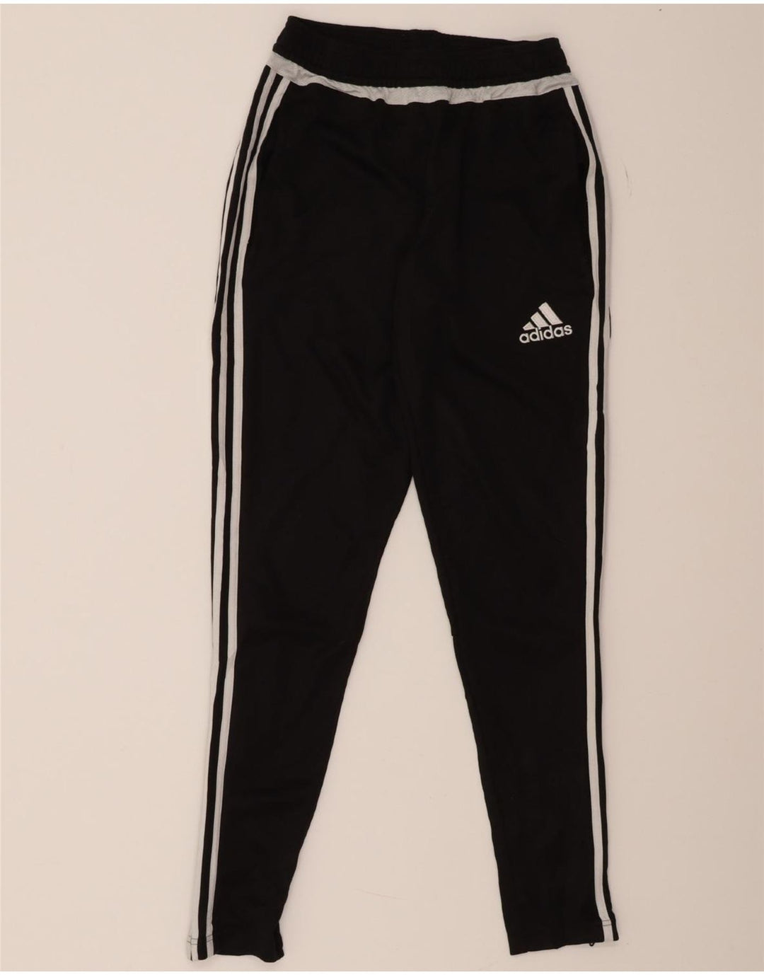 ADIDAS Womens Climacool Tracksuit Trousers UK 10 Small  Black Polyester Vintage Adidas and Second-Hand Adidas from Messina Hembry 