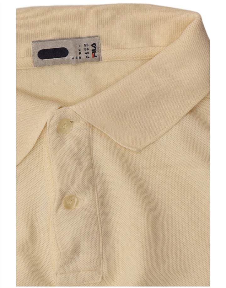 Мужская рубашка-поло FILA IT 56 2XL Желтый