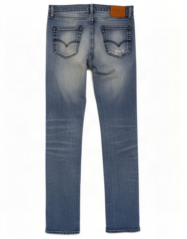 Мужские узкие джинсы Levi's 511 W34 L36 синие, хлопок