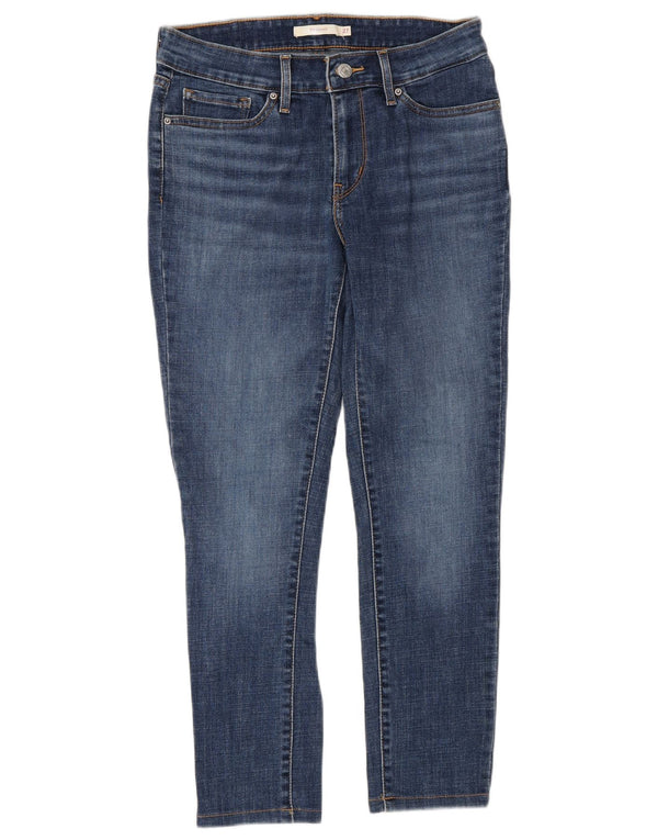 Женские джинсы скинни Levi's 711 W27 L26 синие, хлопок