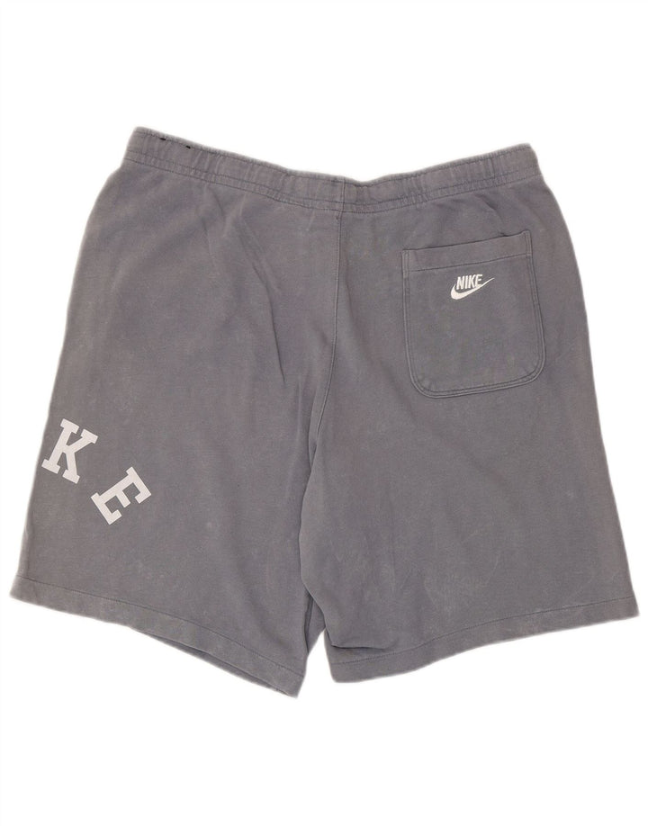 Мужские спортивные шорты с рисунком Nike XL, серые, хлопок