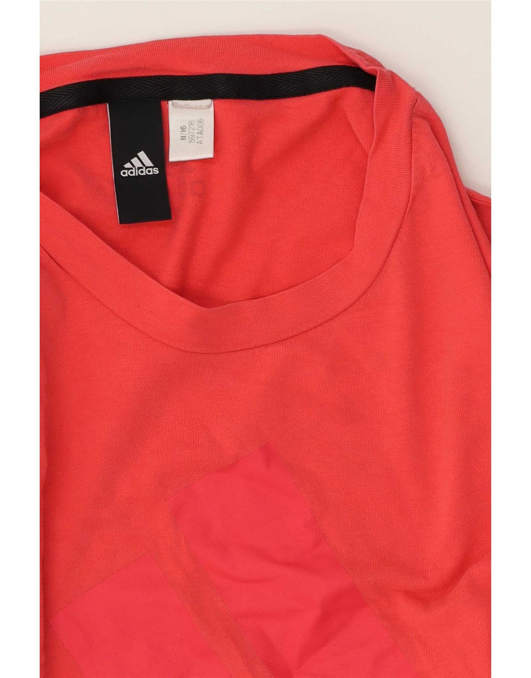 Женская футболка с рисунком Adidas Top UK 14, средний красный