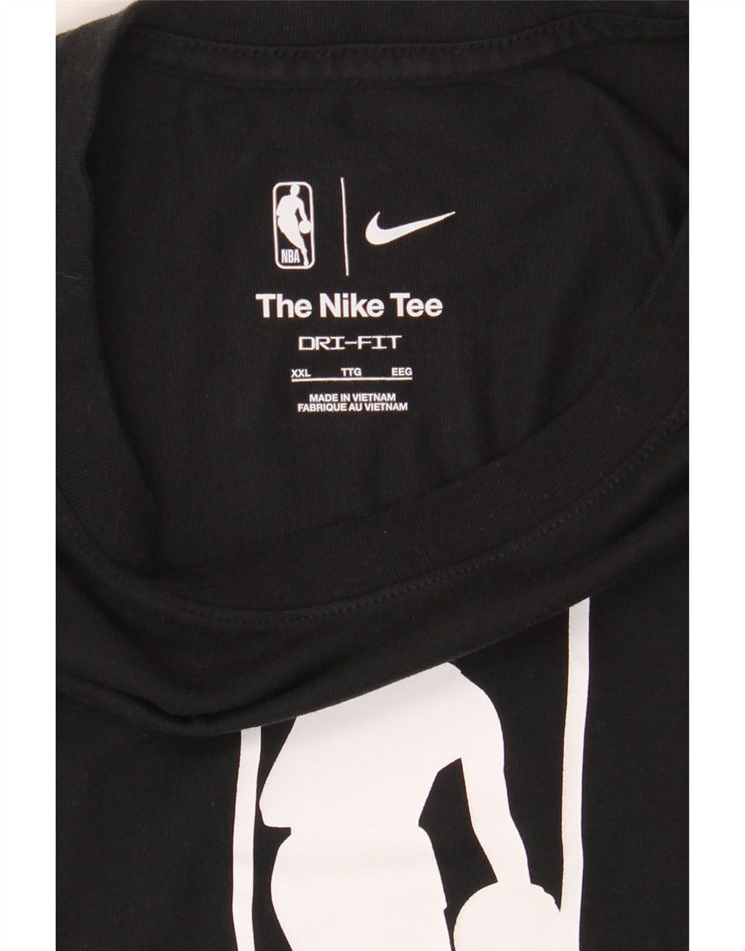 Мужская футболка NBA с графическим рисунком NIKE 2XL, черная