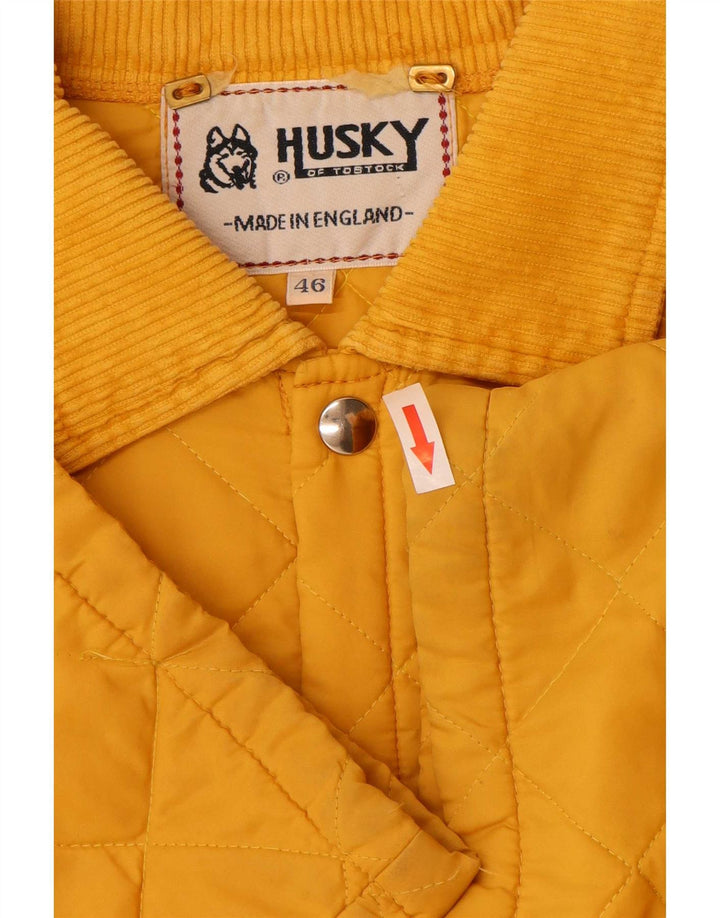 Мужская стеганая куртка Husky UK 46 3XL Желтый Полиамид