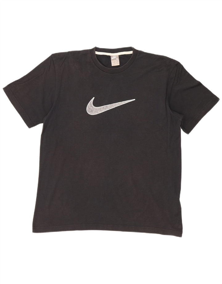 Мужская футболка с рисунком NIKE UK 45/47 XL, черный хлопок