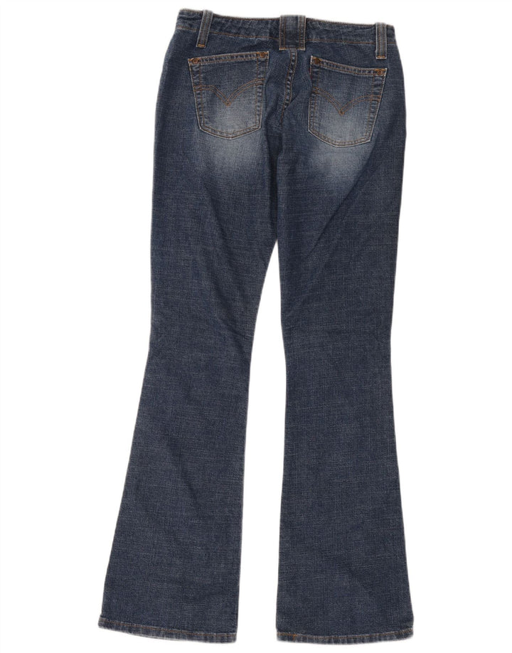 Женские джинсы Levi's 520 Super Low Flared, США 7, средний W28 L32, синий хлопок