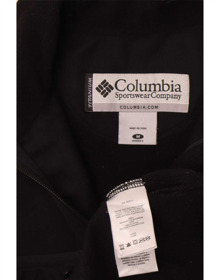 Женский спортивный костюм с подкладкой Columbia, верхняя куртка UK 12, средний черный полиэстер